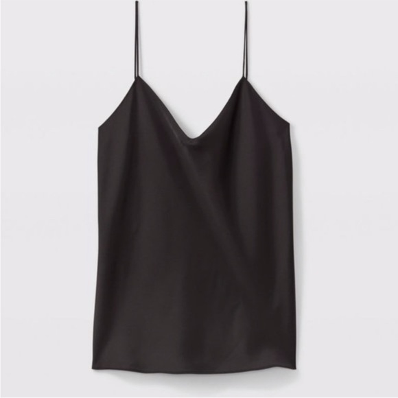 Club Monaco Kora Black Satin Cami Tank Size XS NWOT Condition - Picture 6 of 14